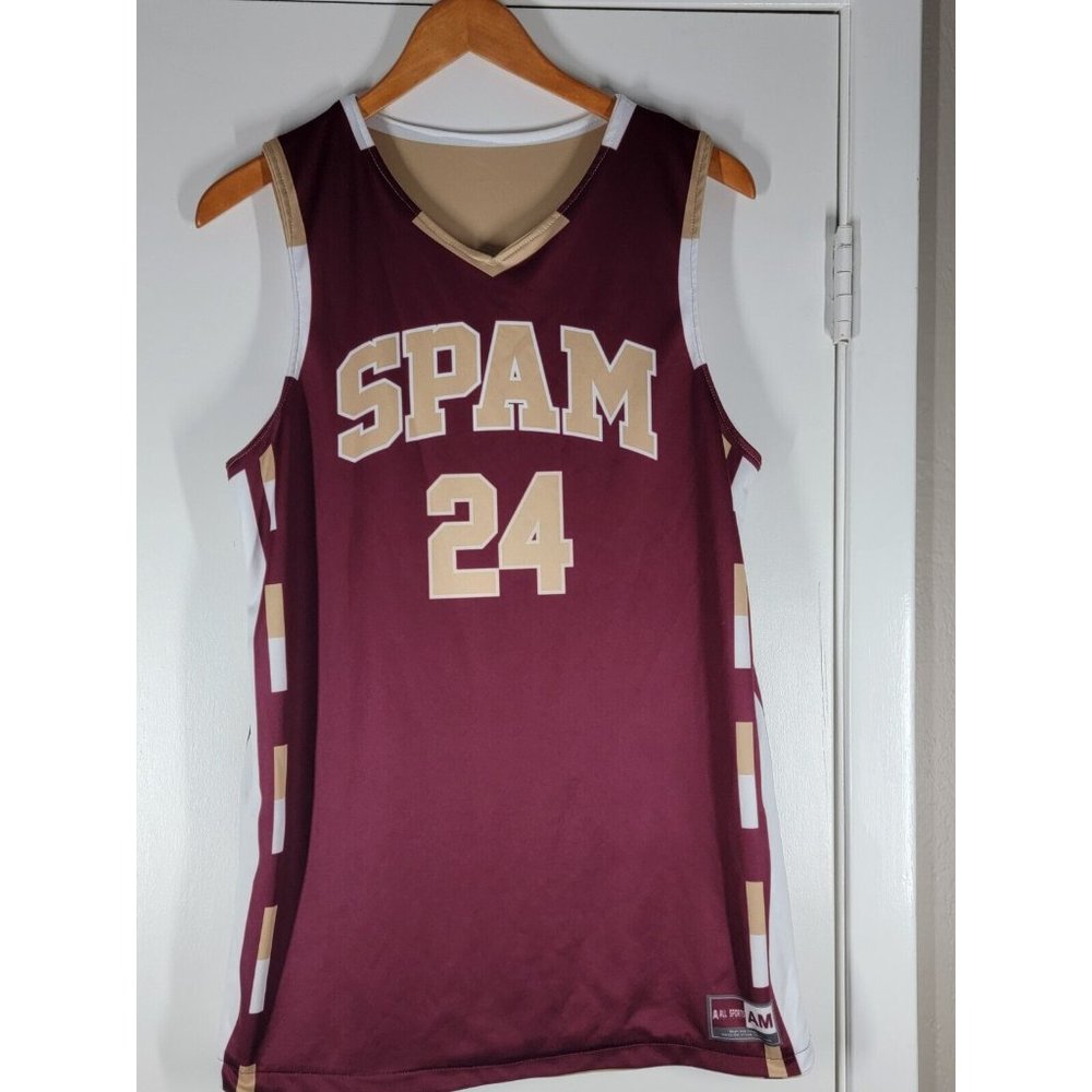 REVERSIBLE Spam Basketball Jersey‎ Size Men S